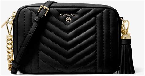 michael kors jet set medium quilted leather camera bag|Michael Kors outlet jet set.